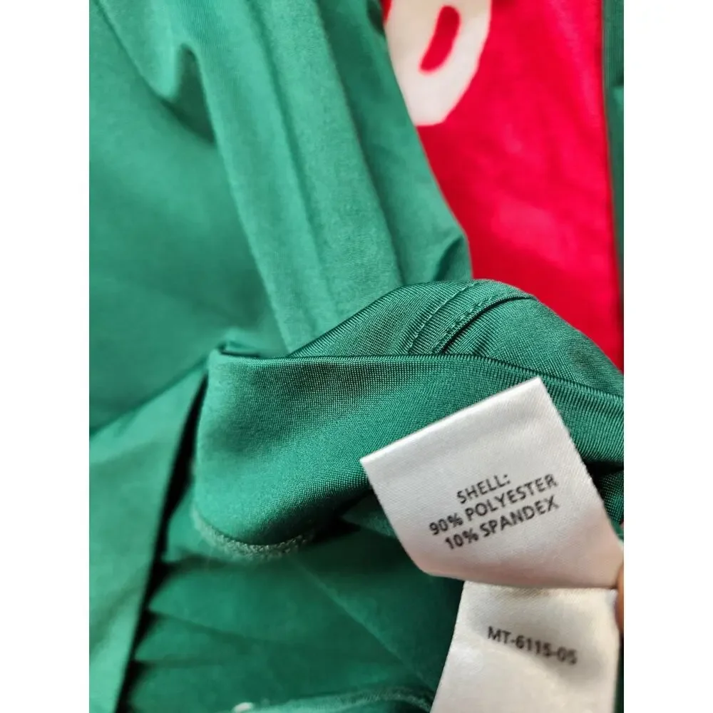 Masters Tech Augusta National 1/4 Zip Pullover Green Golf Jacket Mens Small - Picture 6 of 14